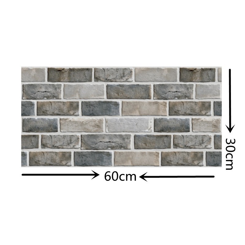 3D Wall Tile PVC Self-adhesive Wall Sticker factory