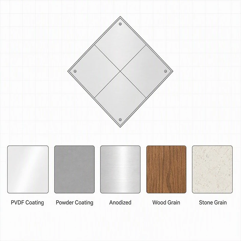 Aluminum Diamond-Shaped Panel best