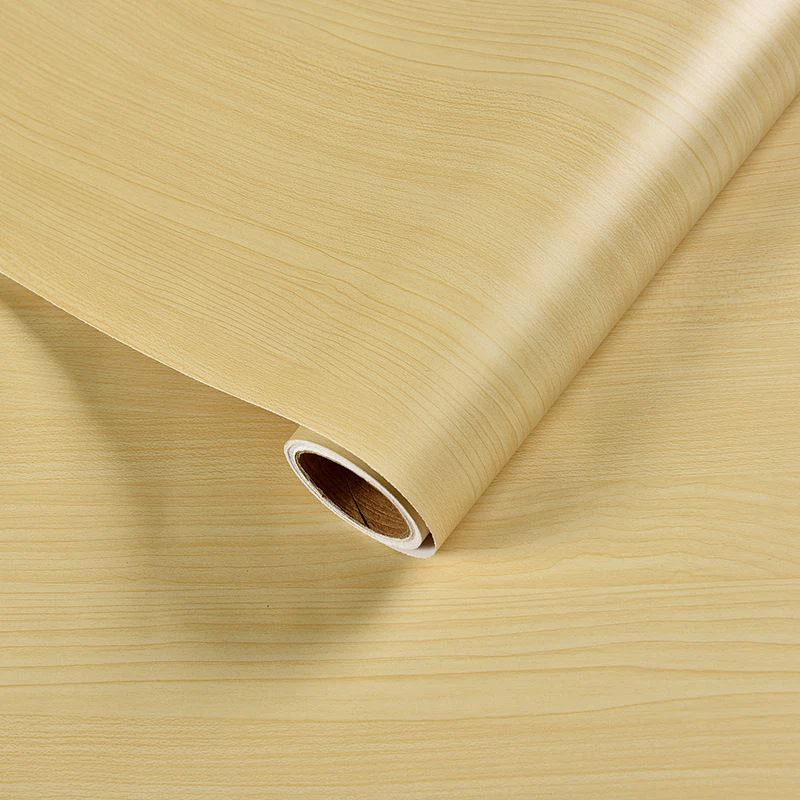 PVC Wood Grain Self-adhesive Wall Sticker